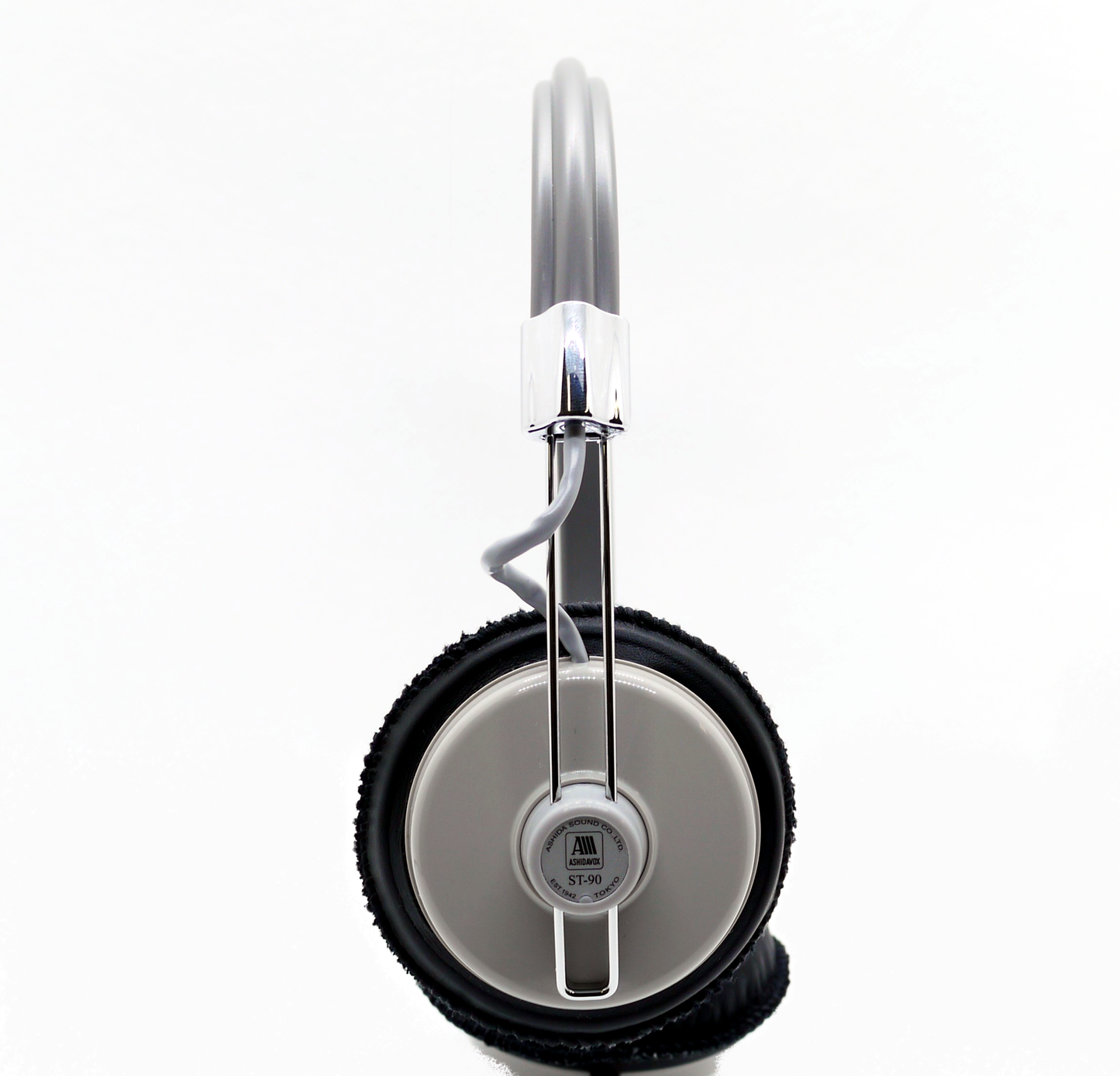 ST-90-05-H/K(灰色/黒色)音楽用ヘッドホン 日本製