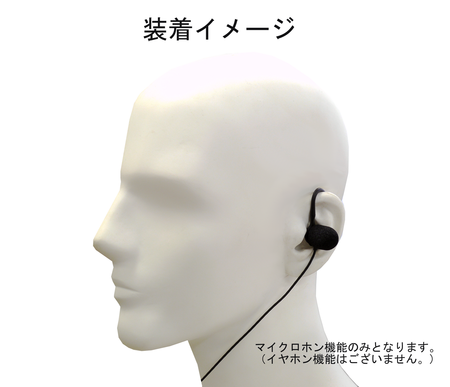 BNM-001 バイノーラルマイクロホン (※マイク機能のみ)