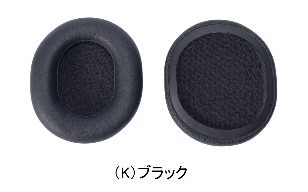 [HA-ST12/HA-SX12 HD用]イヤーパッド両耳セット（W:オフホワイト/K:ブラック）【送料無料】