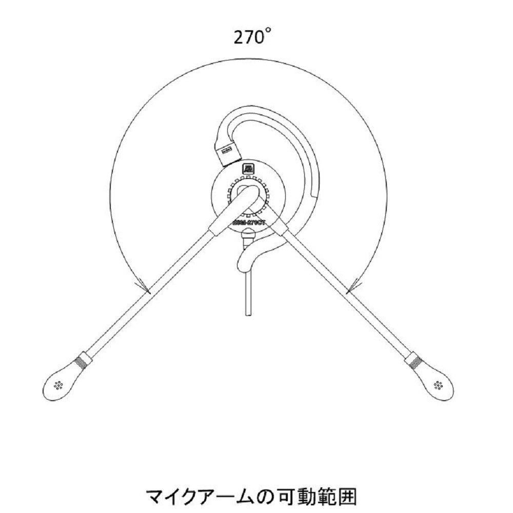 ESM-270CT イヤセット 4極（CTIA規格）日本製
