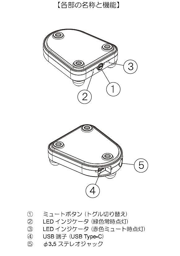 MB-101 　USBアダプタ ステレオミニプラグ用オーディオインターフェイス　日本製